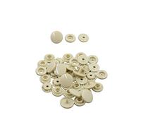 Lot de 200 boutons pression en plastique gris taille 20 à coudre sur vêtements brillants T5 ronds -B23