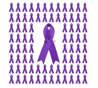 Lot de 200 broches en forme de ruban pour collecte de fonds - Broche en tissu de soie - Événement social, bien-être public, fête, sensibilisation au cancer du sein, taille unique, Comme décrit