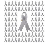 Lot de 200 broches en forme de ruban pour collecte de fonds - Broche en tissu de soie - Pour événements sociaux, bien-être public, fête, collecte de fonds, taille unique, Comme décrit
