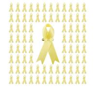 Lot de 200 broches en forme de ruban pour collecte de fonds - Broche en tissu de soie - Pour événements sociaux, bien-être public, fête, collecte de fonds, taille unique, Comme décrit