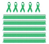 Lot de 200 broches en ruban de tissu pour sensibilisation à la cause sociale, Ruban