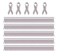 Lot de 200 broches en ruban de tissu pour sensibilisation à la philanthropie, taille unique, Comme décrit