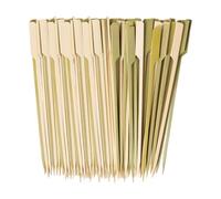 Lot de 200 brochettes à cocktail, à guimauve, bâtonnets en bois pour bricolage, fruits, vaisselle de fête, brochettes en bois