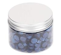 Lot de 200 cachets de cire pour cacheter octogone Pearlescent pour embouteillage, enveloppes, documents, invitations de mariage (bleu)
