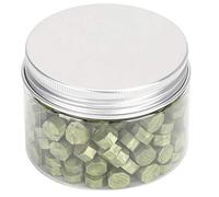 Lot de 200 cachets de cire pour sceller octogone Pearlescent pour embouteillage, enveloppes, documents, invitations de mariage (moutarde)