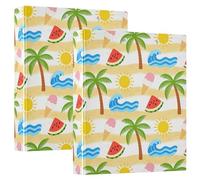 Lot de 200 cahiers à 3 anneaux 1 5" avec pochette de rangement pour l'école