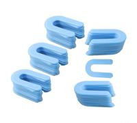 Lot de 200 cales en forme de U pour espacement des carreaux, cales de nivellement en polypropylène de 1,7 mm avec bac de rangement réutilisable, pour marbre Gra