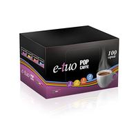 Lot de 200 capsules pop café' et-TUO 1 INTENSE compatibles avec fleur fleur, LUI Espresso et MITACA MPS