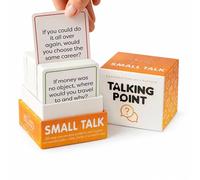 Lot de 200 cartes de conversation Ice Breaker - Pour débutants de conversation, petits brise-glace pour amis, collègues, famille, rendez-vous et connaissances - Amusant pour les fêtes, les voyages en