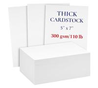 Lot de 200 cartes d'invitation de mariage vierges et épaisses de 300 g/m² pour impression, cartes postales, 12,7 x 17,8 cm