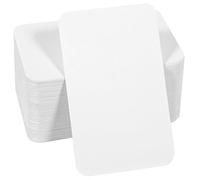 Lot de 200 cartes vierges, 9 x 5,2 cm, vierges, à personnaliser, en papier kraft, blanches, pour bricolage, école, bureau, apprentissage du vocabulaire, papeterie