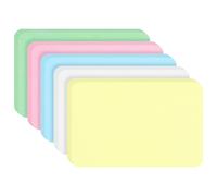 Lot de 200 cartes vierges en papier - 8,5 x 5,5 cm - Multicolores, cartes d'apprentissage, cartes de visite, en papier, bricolage, cartes cadeaux, cartes de vocabulaire, cartes à jouer, 5 couleurs
