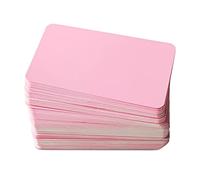 Lot de 200 cartes vierges en papier kraft, 6 couleurs, cartes de mots, cartes de message, cartes de visite, cartes d'apprentissage, cartes mémoire, roses