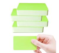 Lot de 200 cartes vierges en papier kraft, 6 couleurs, cartes de mots, cartes de message, cartes de visite, cartes d'apprentissage, cartes mémoire, vertes