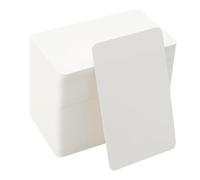 Lot de 200 cartes vierges en papier kraft - Cartes de visite - Cartes vierges à personnaliser soi-même - Cartes de vœux, cartes de mots, étiquettes DIY - 9 x 5,2 cm