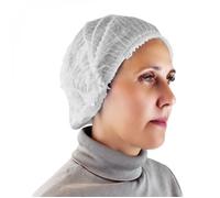 Lot de 200 charlottes jetables - Blanc