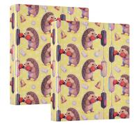 Lot de 200 classeurs pour cahiers de 3,8 cm à 3 anneaux avec poches, fournitures de bureau