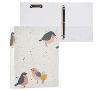 Lot de 200 classeurs pour carnet de notes de 2,5 cm et demi à 3 anneaux avec poches - Fournitures de bureau