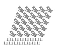 Lot de 200 clips fixation en acier inoxydable for clôtures fil soudé for bétail, vinyle réutilisable Pour clôture