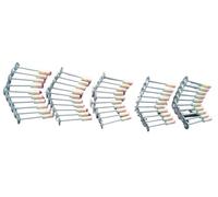 Lot de 200 clous ronds en acier de 7,3 mm pour mini pistolet à ongles, outils pour réparation de plafond, piles, tuyaux d'incendie