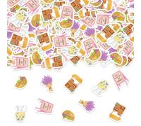Lot de 200 confettis de table « She's Fresh Off the Market » - Décoration de table pour femme - Pour enterrement de vie de jeune fille, mariage, fiançailles, fête