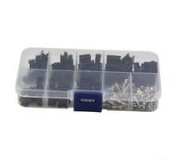 Lot de 200 connecteurs de câble JST 2,54 mm avec boîtier pour électronique de voiture - Prise SM 2-5 broches en nylon et cuivre
