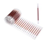 Lot de 200 cotons-tiges jetables iodophore pour désinfection de la peau, tampons emballés individuellement, coton-tige à double tête, iode pour fournitures médicales en plein air