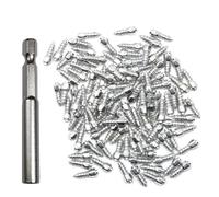 Lot de 200 crampons à neige à vis de 4 x 12 mm, 200 pièces, 200 pièces en aluminium, 4 x 12 mm. 3. Installation facile. 4 caractéristiques stables conçues pour une utilisation durable avec une bonne