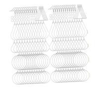 Lot de 200 crochets d'oreilles supplémentaires en bronze, motifs topologiques mélangés, en forme de goutte, ellipse, ronds, bijoux, bijoux, conclusions, taille unique, comme décrit