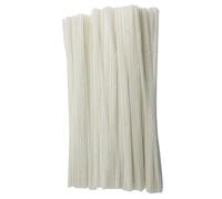 Lot de 200 cure-pipes multicolores - Fil chenille - Fil chenille - Fil de bricolage - 30 cm - Pour projets de bricolage créatifs, décoration de figurines d'animaux et autres formes - Beige