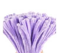 Lot de 200 cure-pipes pour travaux manuels, 8 mm, fil chenille, fil passepoilé pour projets créatifs et décoration de bricolage, 30 couleurs