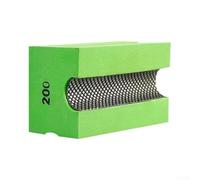 Lot de 200 disques de ponçage à la main et tampon de polissage pour carrelage, verre, pierre, métal, bois avec bloc abrasif pour une finition efficace