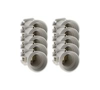 Zenitech - Lot de 200 douilles de chantier E27 - Blanc blanc G