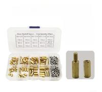 Lot de 200 entretoises hexagonales en laiton pour m3 - Kit de 200 pièces pour circuit imprimé - Électronique - Boulons d'espacement pour m3 pour Raspberry Pi - 200 pièces pour m3 Hex Standoffs Brass