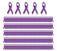 Lot de 200 épingles à ruban de solidarité - Épingles à ruban de bienfaisance - Pour montrer des soins lors de réunions caritatives, taille unique, Comme décrit