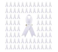 Lot de 200 épingles à ruban élégantes pour la sensibilisation au cancer, taille unique, Comme décrit