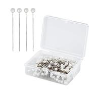 Lot de 200 épingles à tête perlée pour fleurs, mariage, matelassage et travaux manuels - Épingles pour bouquets et décorations