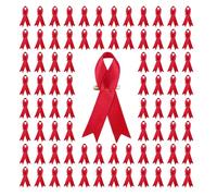 Lot de 200 épingles de bienfaisance en soie multicolores pour sensibilisation au cancer du sein - Pour fête, événement caritatif, bien-être, taille unique, Comme décrit