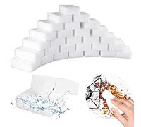 Lot de 200 éponges Magiques en mélamine - Blanc - pour la Maison, la Cuisine, Le Mur, la Salle de Bain, Les Chaussures
