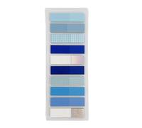 Lot de 200 étiquettes autocollantes de 10 couleurs - Marque-pages - Étiquettes de lecture - Autocollants inscriptibles