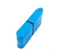 Lot de 200 étiquettes d'identification pour plantes de jardin en PVC souple antirouille avec revêtement mat pour une meilleure visibilité et durabilité dans le sol (bleu)