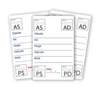 Lot de 200 étiquettes pour pneus autocollants pour changement de saison pneus 100 x 150 mm