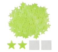 Lot de 200 étoiles fluorescentes - Autocollants phosphorescents dans l'obscurité - En plastique - Pour chambre d'enfant - Pour voiture