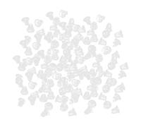Lot de 200 fermoirs de boucles d'oreilles en caoutchouc transparent - 200 fermoirs sécurisés pour boucles d'oreilles