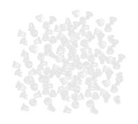 Lot de 200 fermoirs de boucles d'oreilles en silicone, fermoirs de boucles d'oreilles de remplacement en caoutchouc, supports de goujons sécurisés, bouchons arrières, fermoirs de boucles d'oreilles