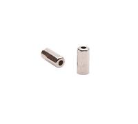 Lot de 200 ferrules etanches aluminium Elvedes - argent - Ø5 mm