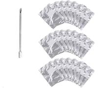Lot de 200 feuilles de gel pour retirer le vernis à ongles, repousse-cuticules sans acétone