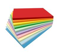 Lot de 200 feuilles de papier origami A4 coloré carré double face facile à plier Grand papier origami pour adultes projets d'artisanat