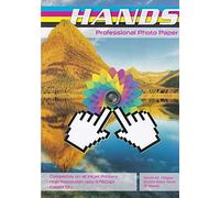 Lot de 200 feuilles de papier photo brillant double face A4 155 g/m²