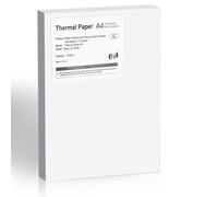 Lot de 200 feuilles de papier thermique A4, compatible avec les imprimantes portables M08F M832 M833 et Brother Letter, 21 x 29,7 cm